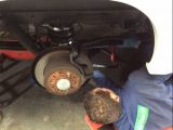 Fitting Dunlop air suspension to Motorhome: Click Here To View Larger Image
